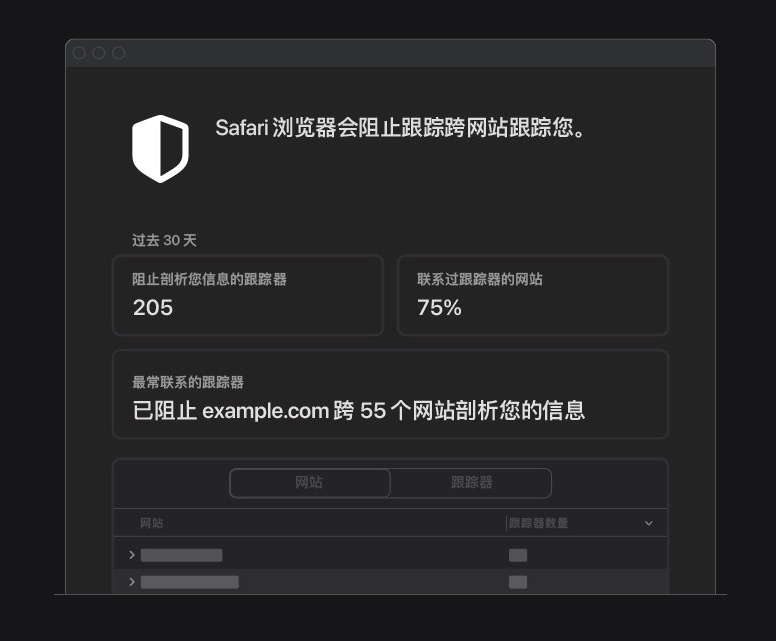 东兴苹果手机维修分享如何在 Safari 浏览器中查看和打开隐私报告 